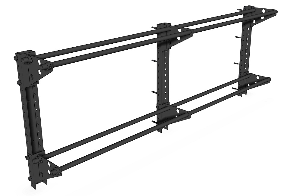 Väggmonterat Rack För Bollar - Utgående Modell! bild 1