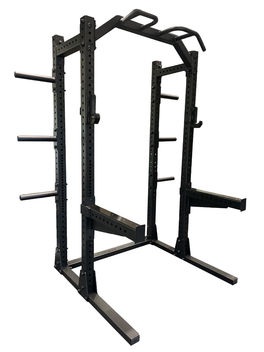 Half Rack Pro, med Vikthäng Svart bild 1