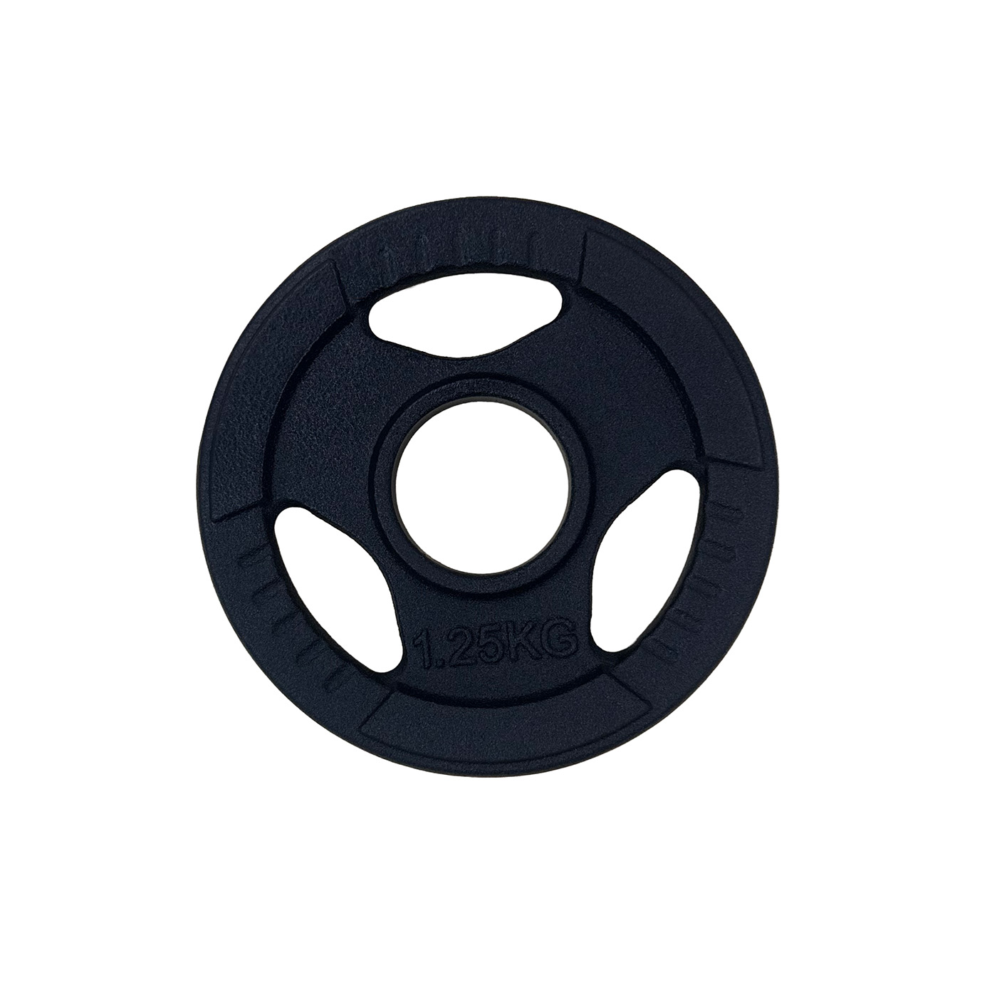 Viktskivor Järn med handtag (50mm) 1,25 - 25kg Svart-1.25 kg bild 1