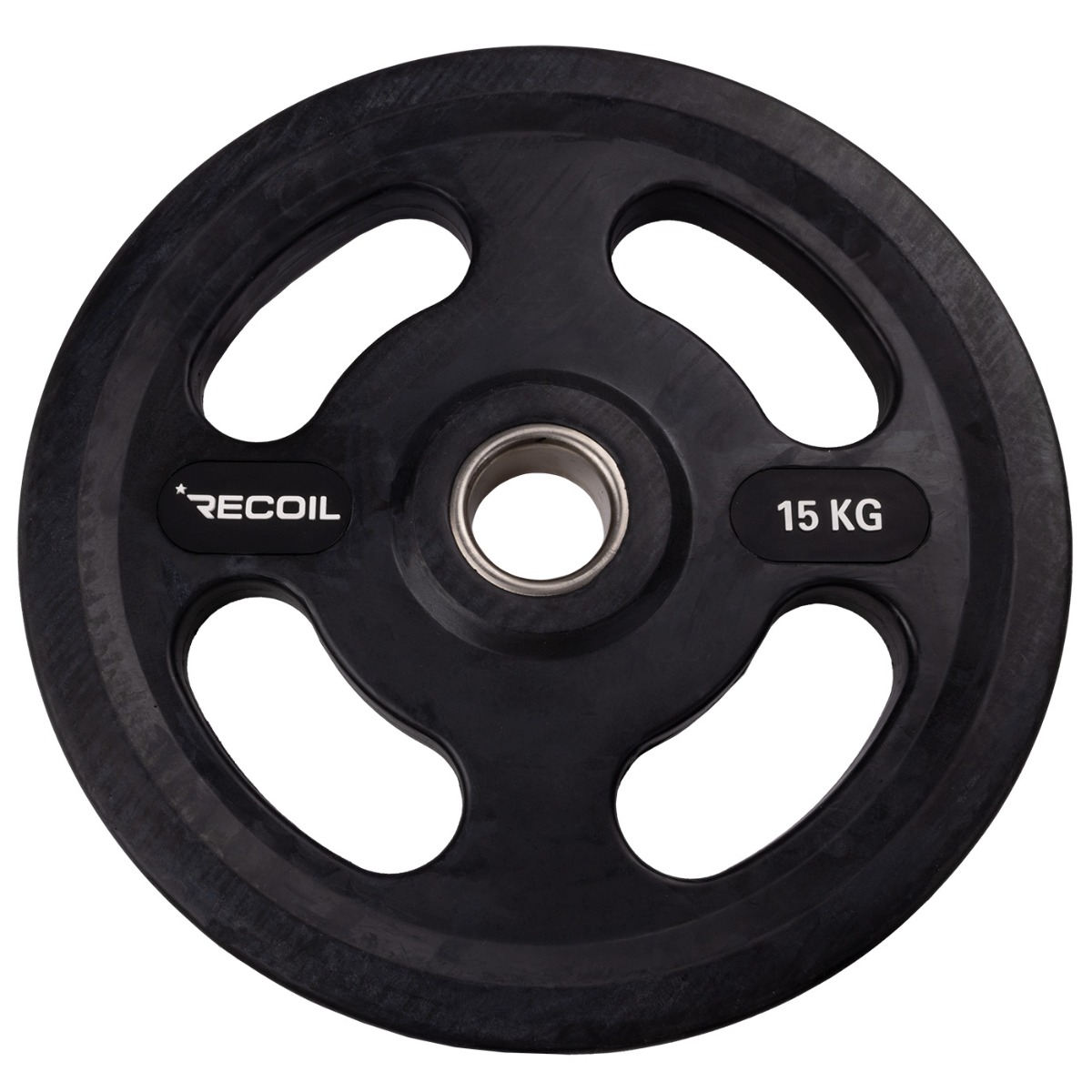 Viktskiva i Svart Gummerad - 50mm, 15kg