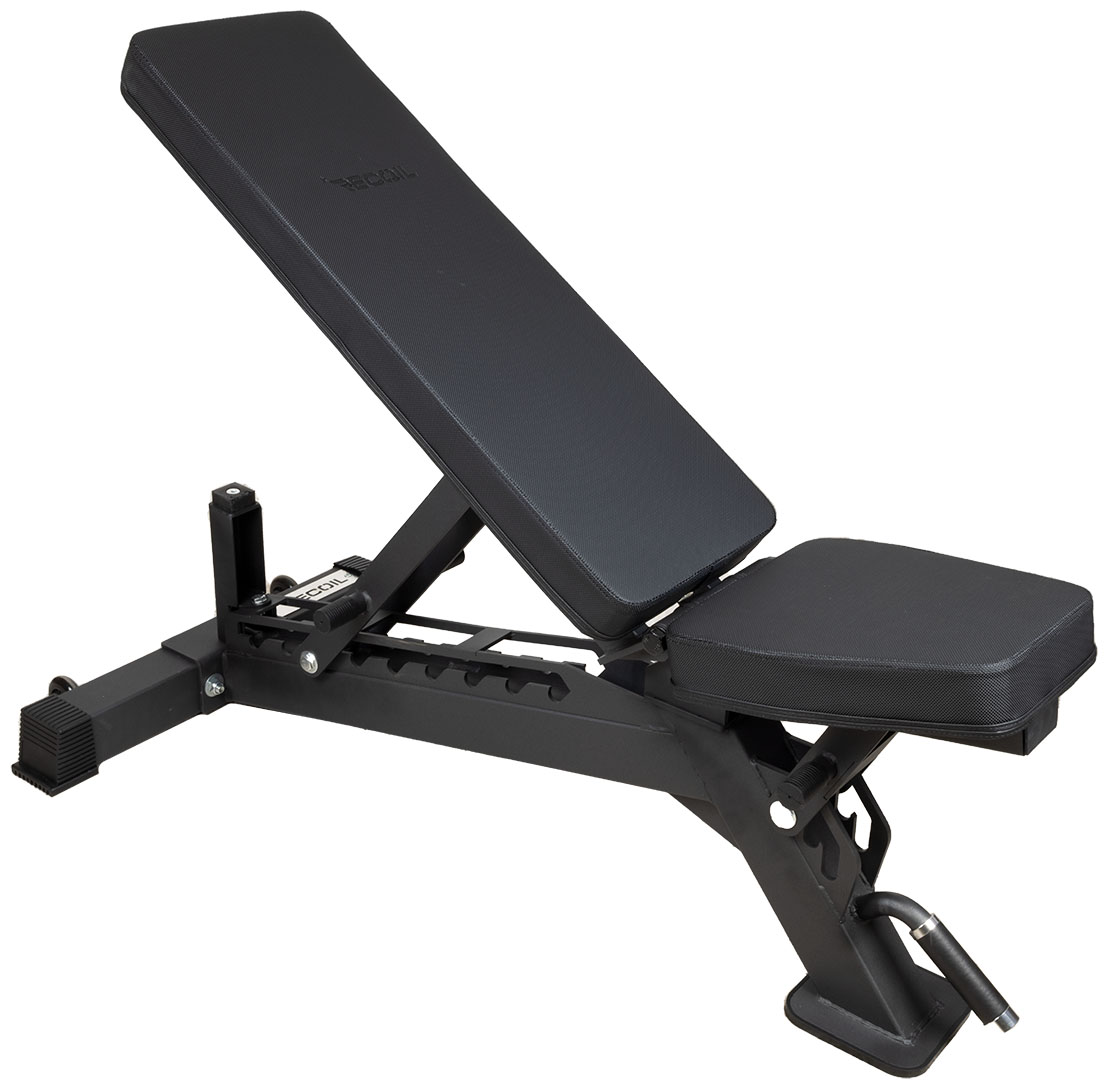 Träningsbänk Pro, Justerbar Maxvikt 1200kg Stål Svart
