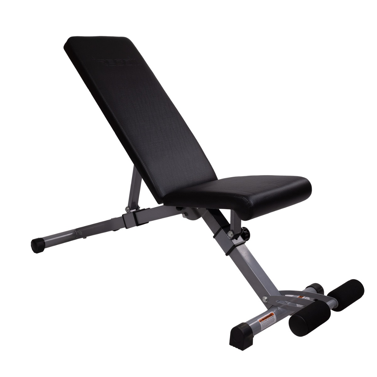 Träningsbänk Silver, Justerbar Maxvikt 200kg
